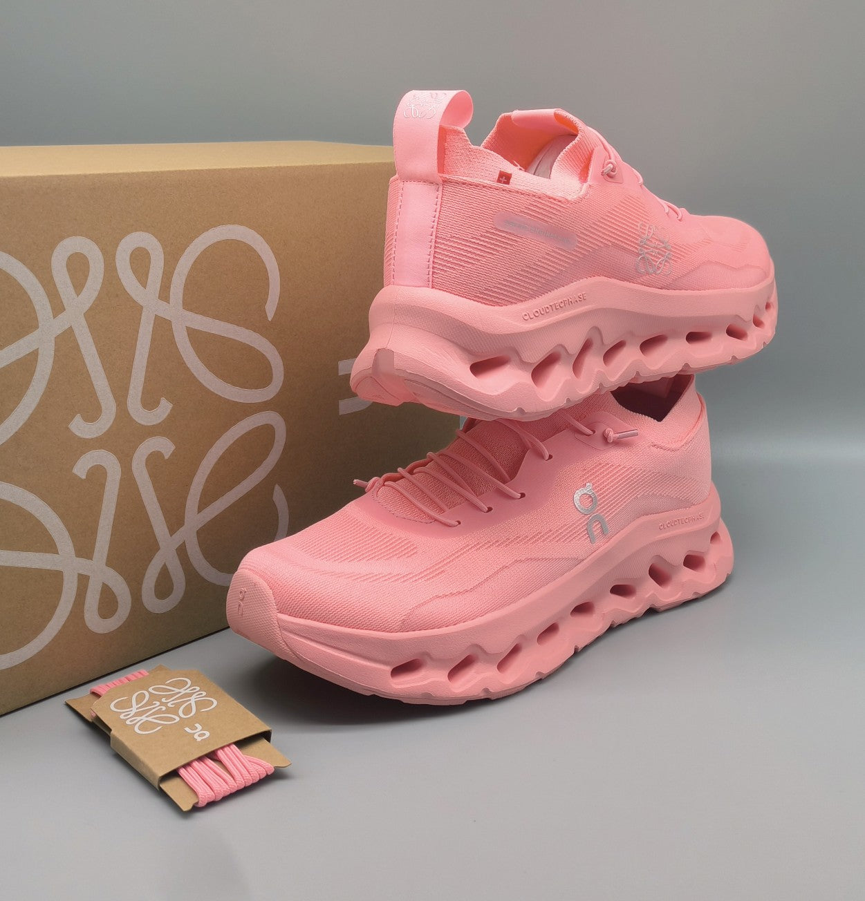 LW CLOUDTILT SNEAKER PEACH POLYESTER