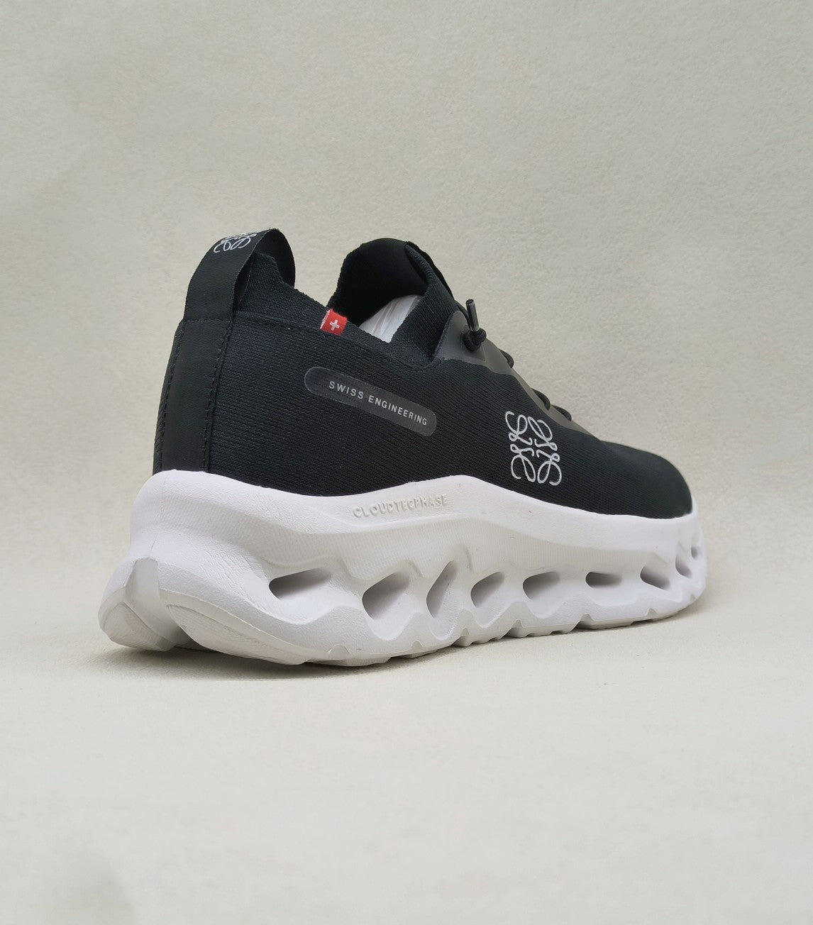 LW CLOUDTILT SNEAKER BLACK-WHITE POLYESTER