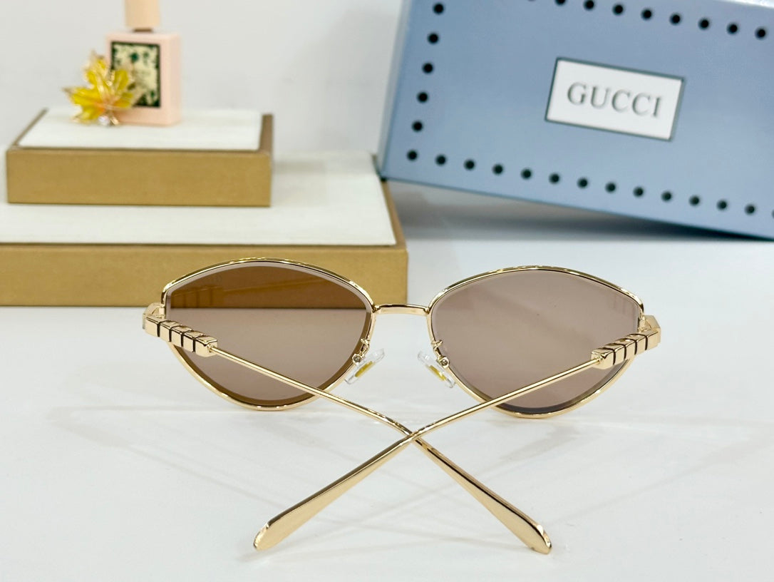 CAT-EYE FRAME SUNGLASSES 5G195 IN METAL