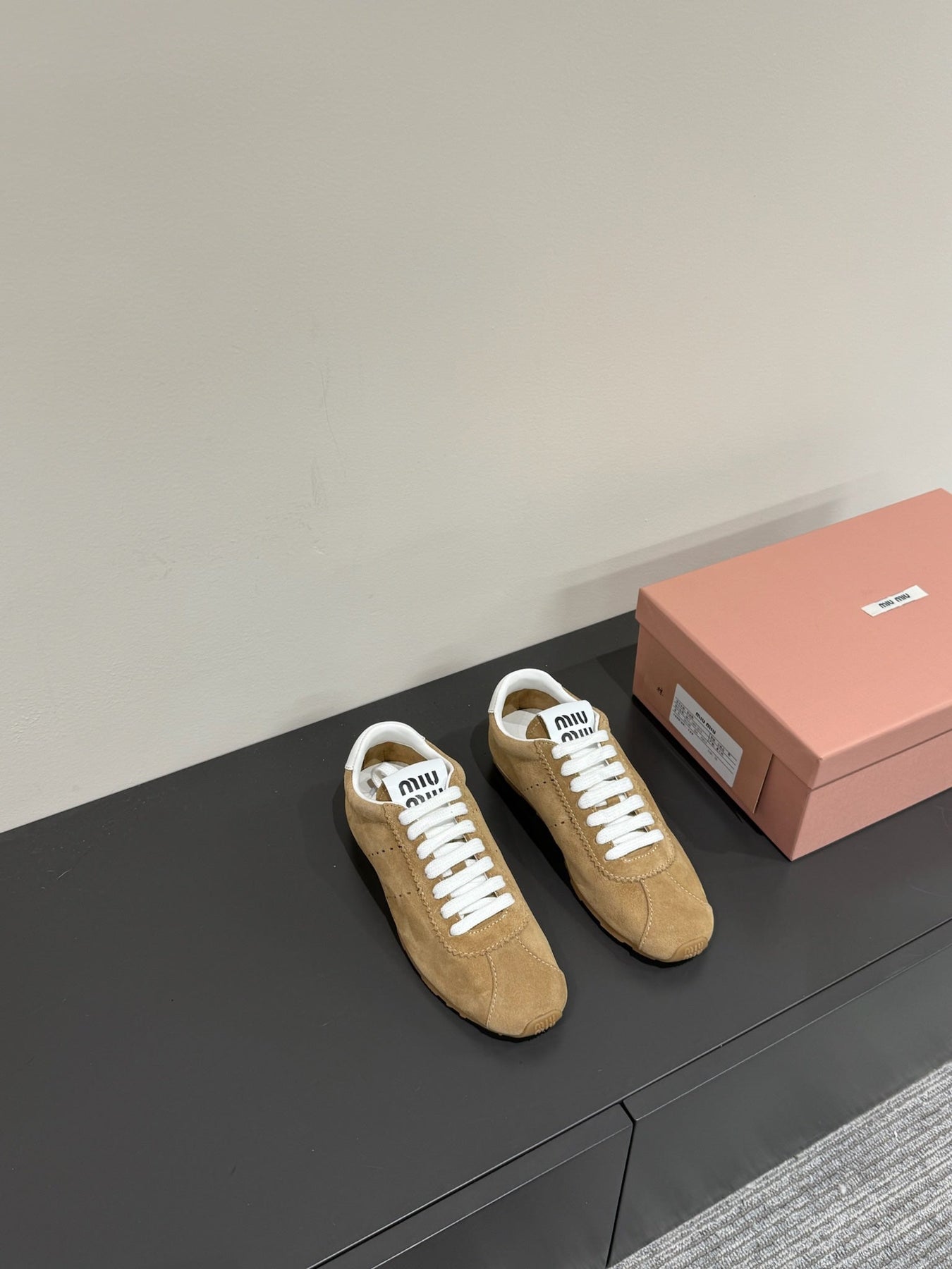 PLUME SUEDE SNEAKERS EARTH BROWN