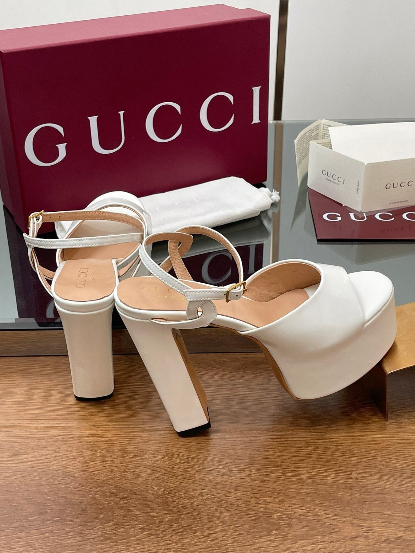 HIGH HEEL SANDALS 13 CM IN WHITE LAMBSKIN