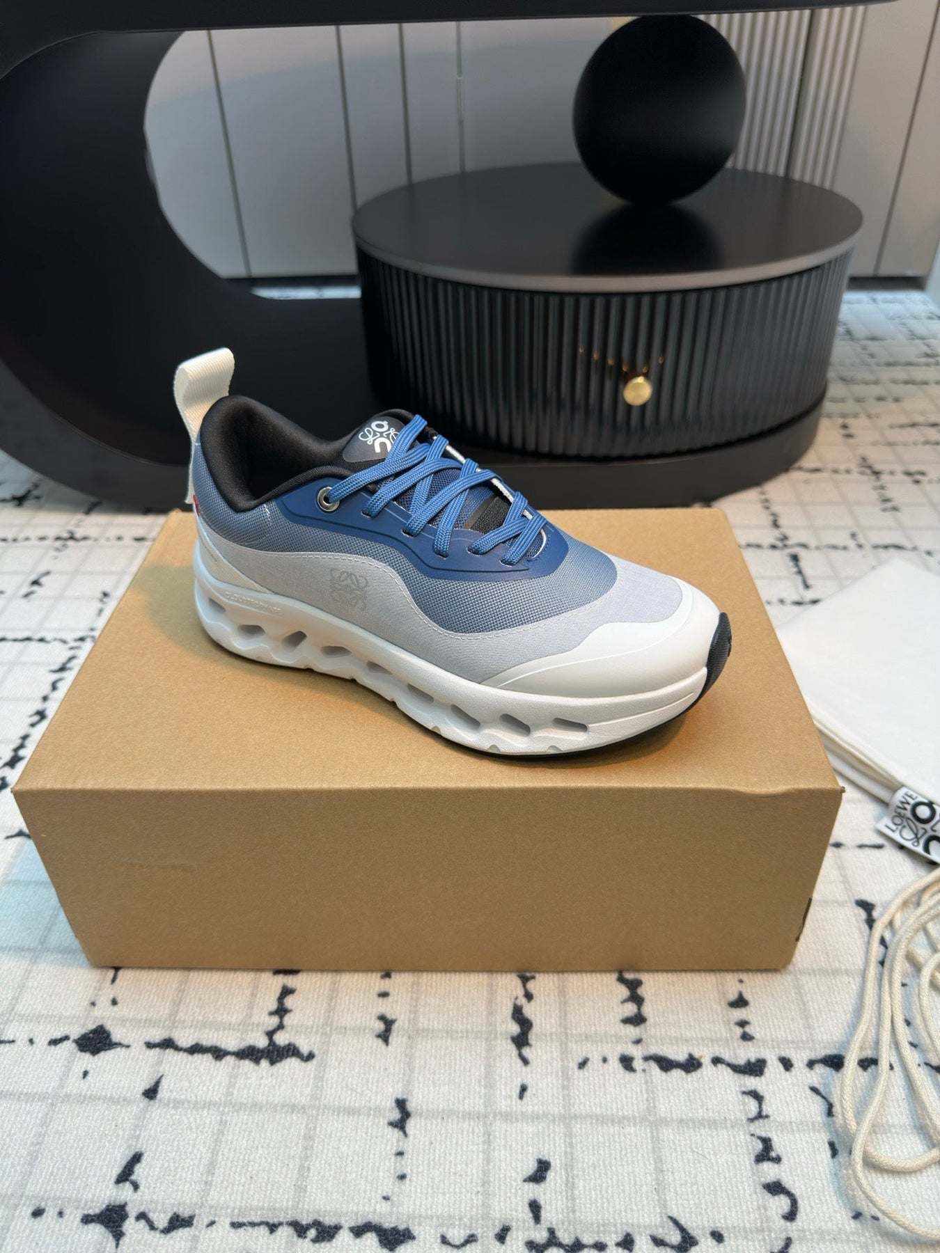 LW CLOUDTILT 2.0 SNEAKER WHITE AND BLUE POLYESTER