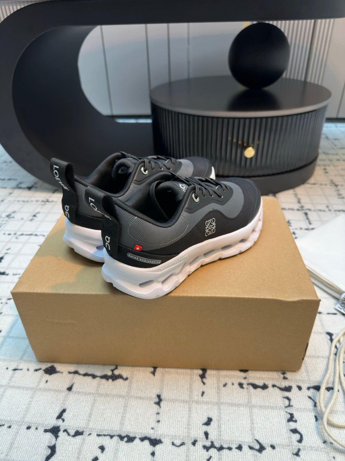 LW CLOUDTILT 2.0 SNEAKER BLACK POLYESTER