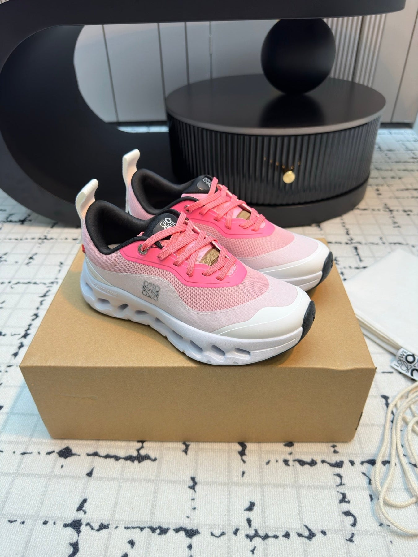 LW CLOUDTILT 2.0 SNEAKER PINK AND WHITE POLYESTER