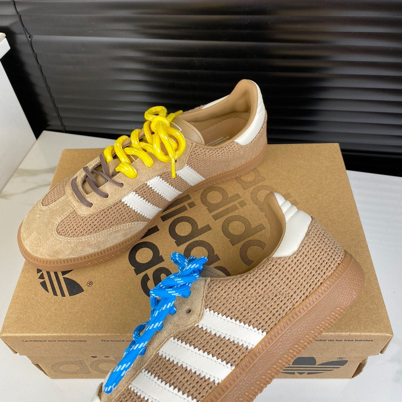 Ivory Sneakers Adidas Samba Sneakers Cowhide