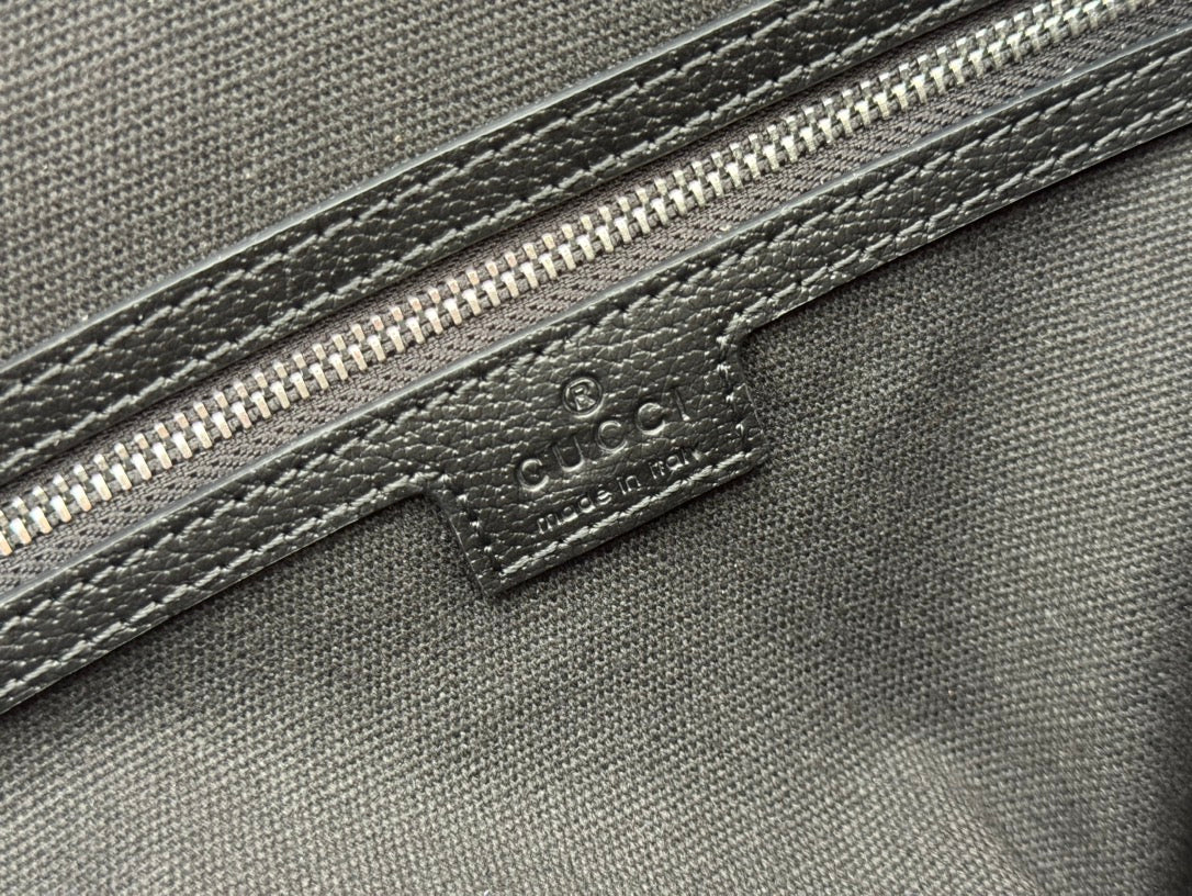 JUMBO MEDIUM BRIEFCASE 36.5 IN EXTRA DARK GREEN GG CALFSKIN