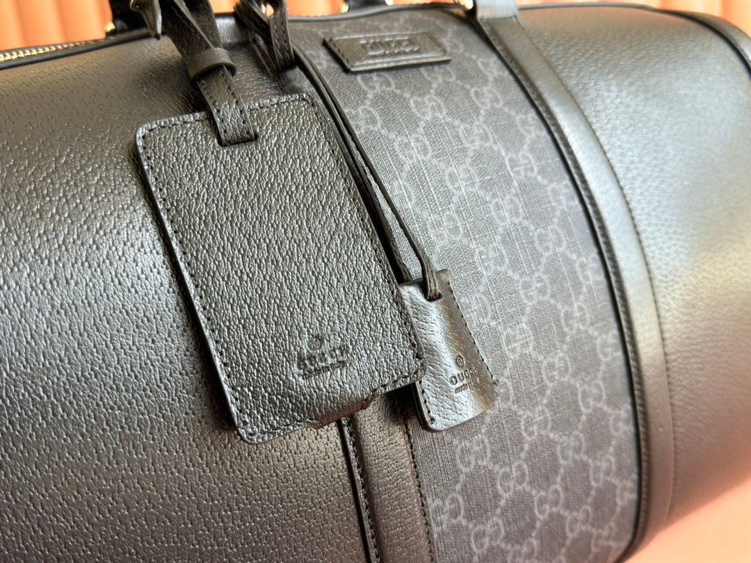 JUMBO MEDIUM DUFFLE 44 IN EXTRA DARK GREEN GG CALFSKIN