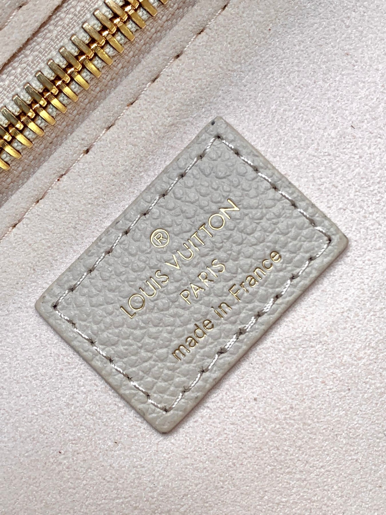 NEVERFULL MM TOTE BAG 32 IN WHITE MIX ORANGE CALFSKIN