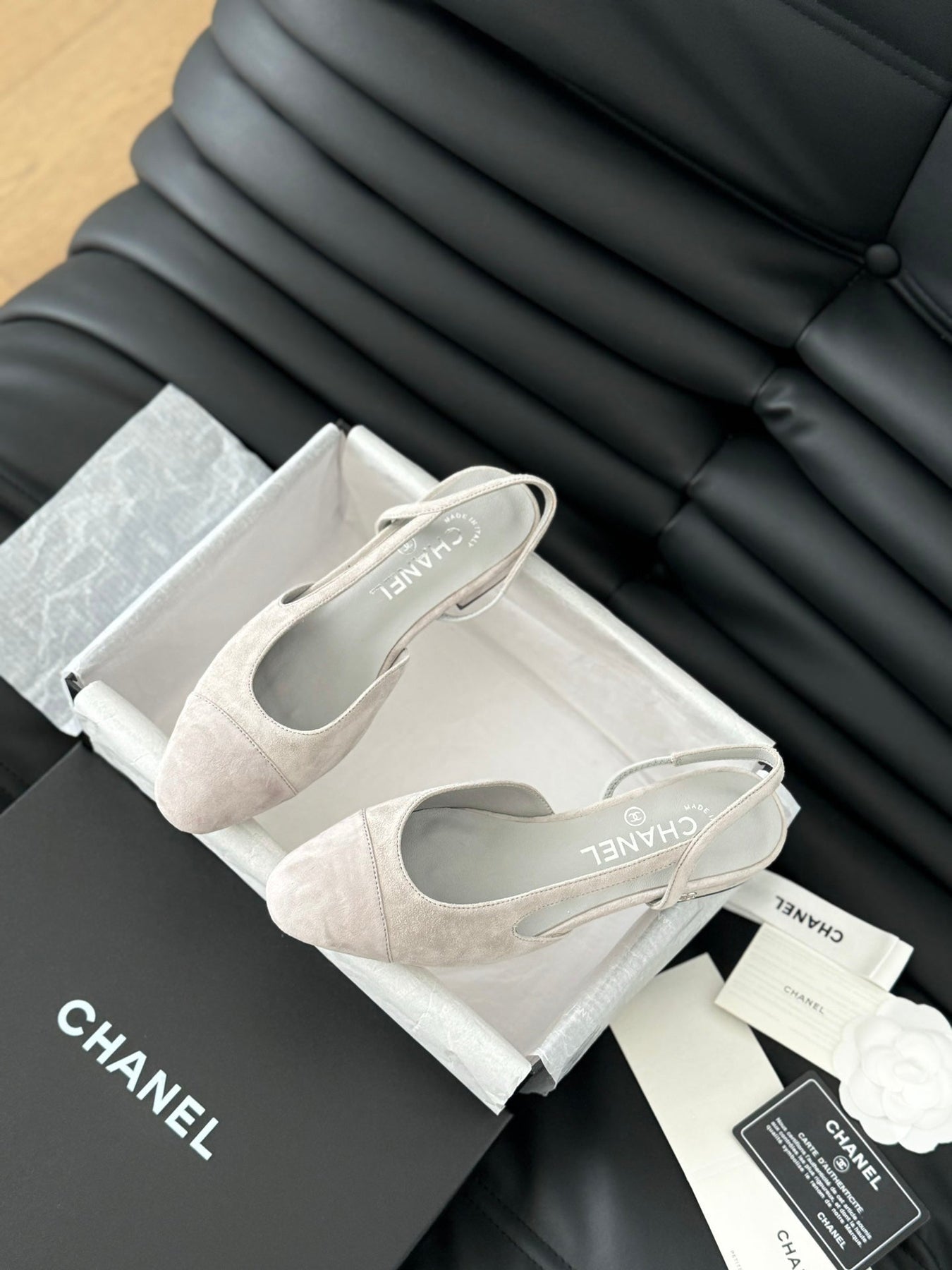 CLASSIC SLINGBACK GREY CLOUD SUEDE