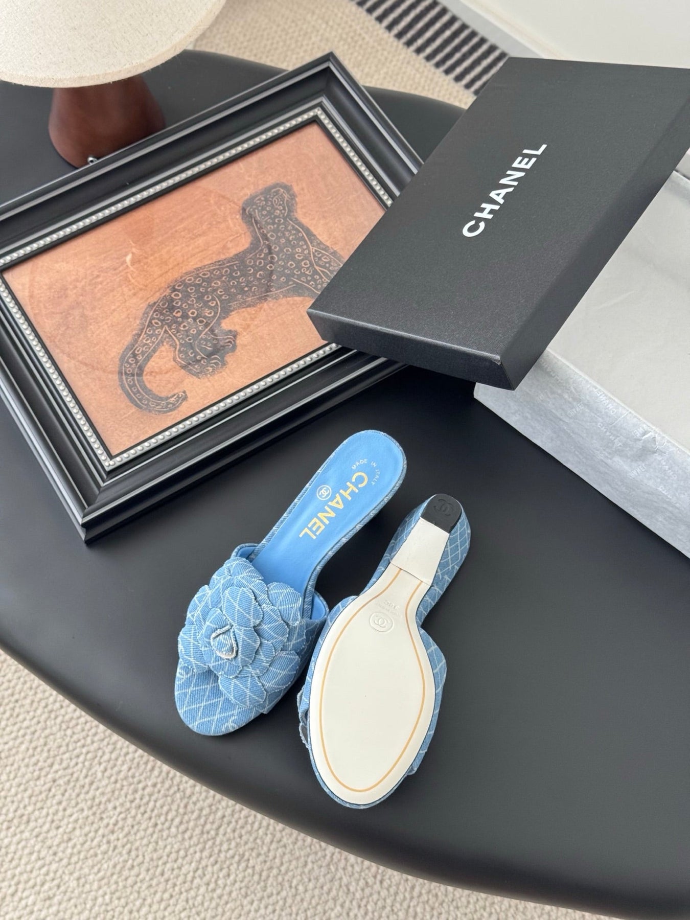 HIGH HEELS CAMELLIA IN SKY BLUE DENIM