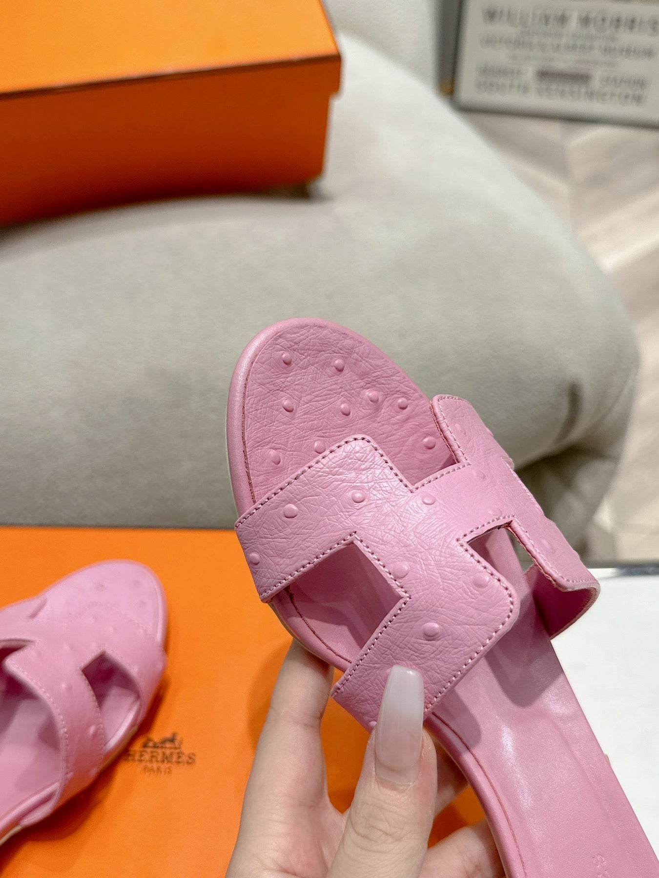 0ASIS SANDAL LIGHT PINK CALFSKIN SPECIAL