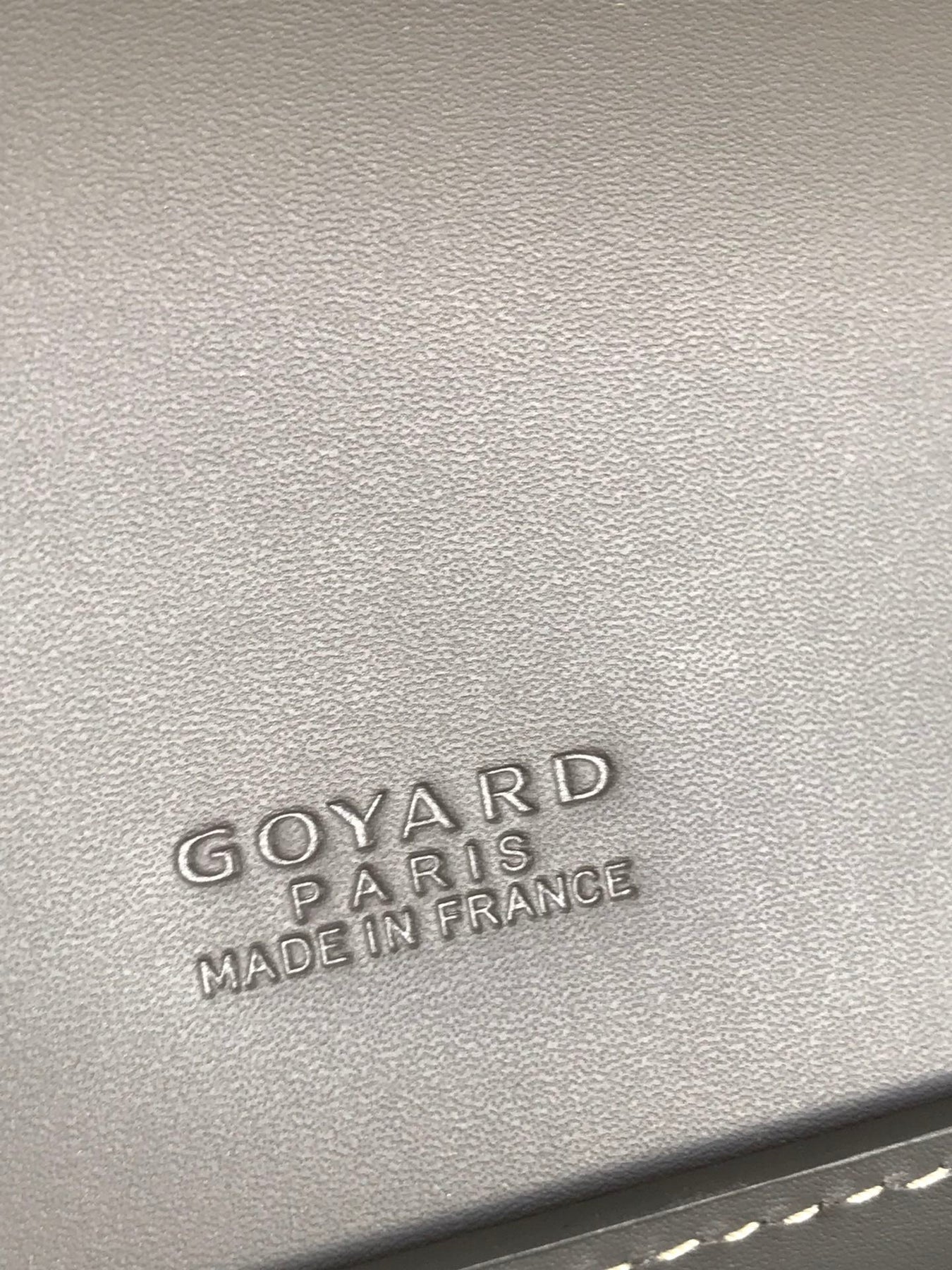 DUCHESSE MARIE-CAROLINE BAG 25 IN GRAY GOYARDINE CANVAS AND SMOOTH CALFSKIN