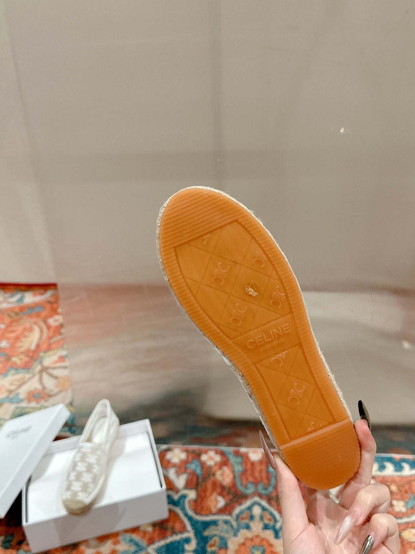 ESPADRILLES IN WHITE MESH