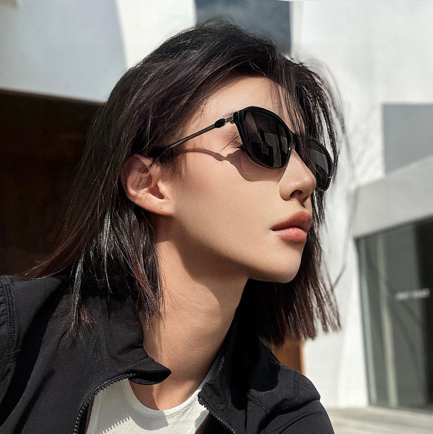 OVAL FRAME SUNGLASSES G4906 IN ACETATE AND METAL