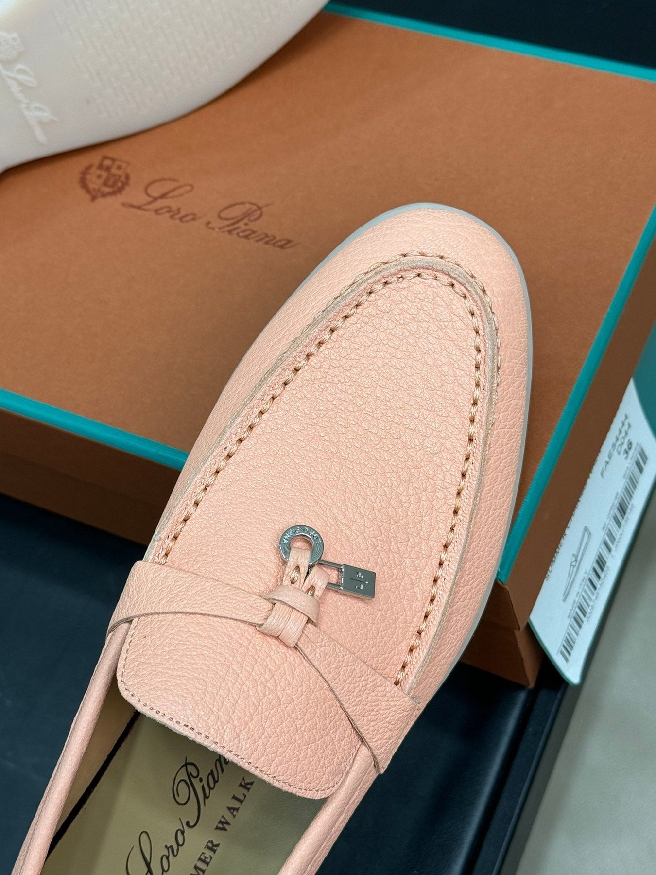 LP SUMMER CHARMS WALK LOAFERS CANTANLOUPE LAMBSKIN
