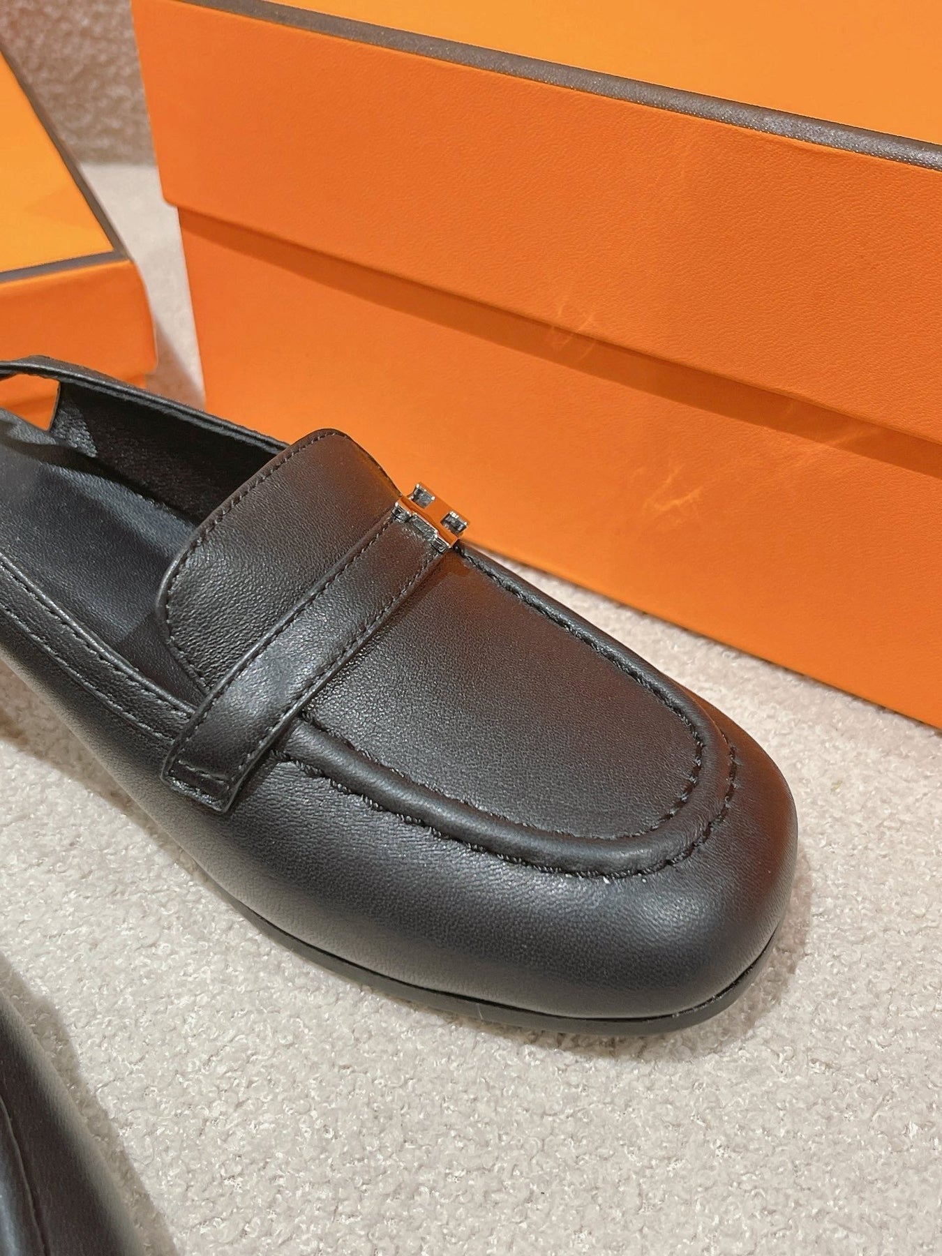 INFINIE 50 PUMP BLACK LAMBSKIN