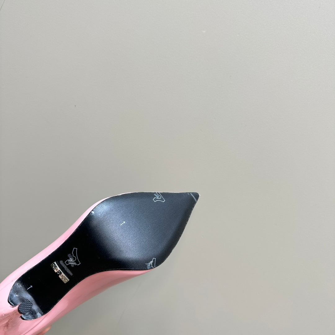 GG 105 HIGH HEEL PUMP LIGHT PINK LAMBSKIN