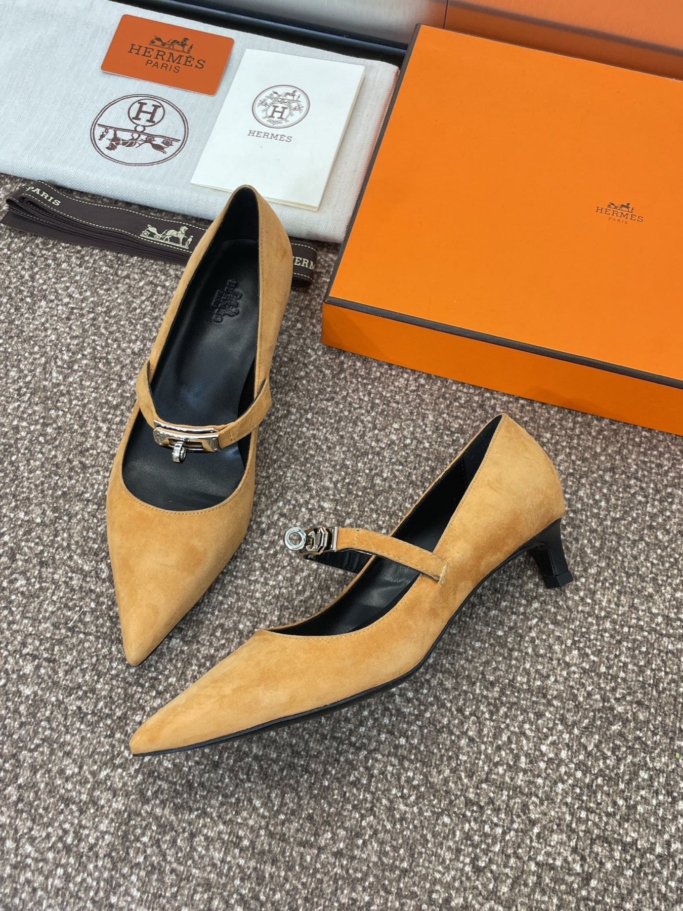 KIARA 40 MM PUMP IN BRONZE BROWN SUEDE