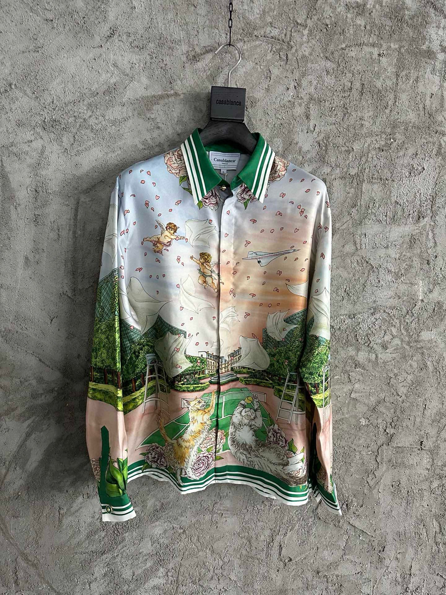 Casablance Long Sleeve Polo