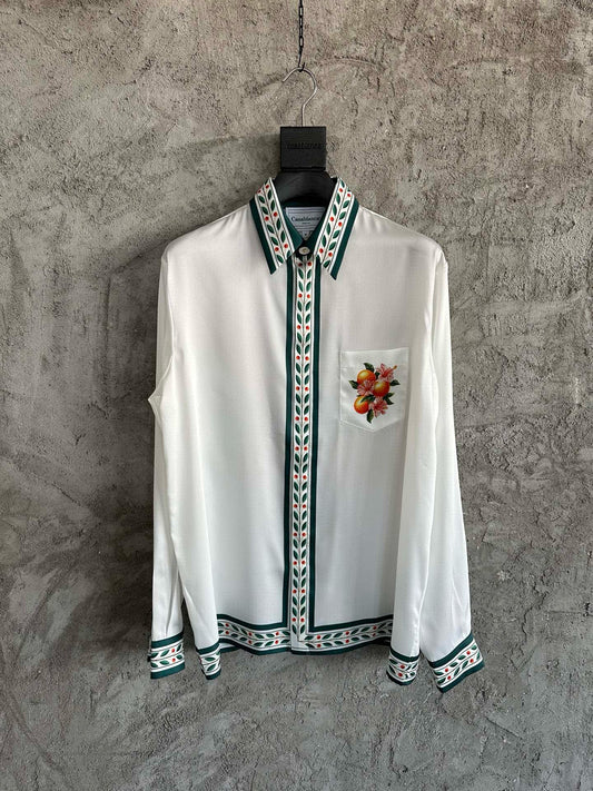 Casablance Long Sleeve Polo