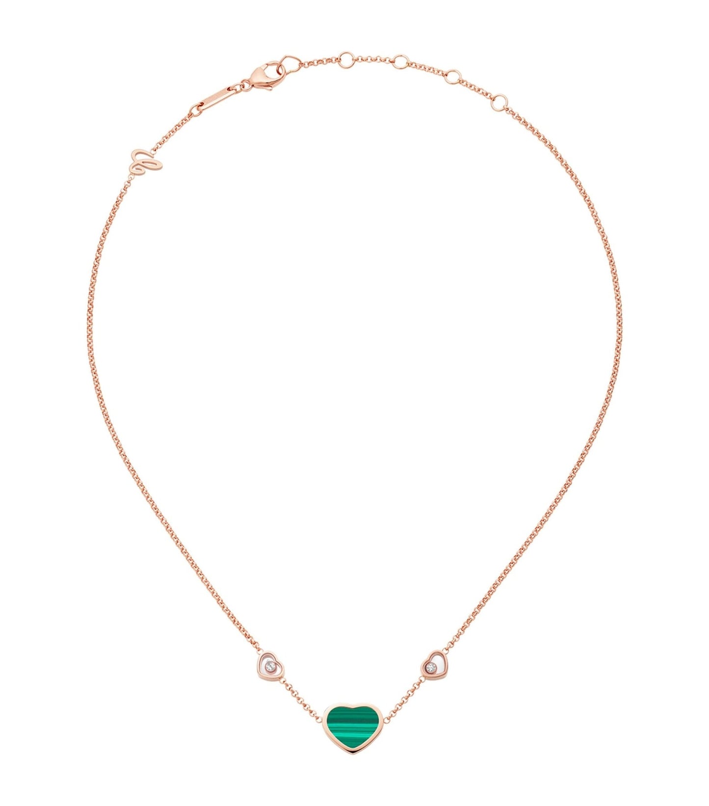 HAPPY HEART NECKLACE 3 MOTIFS
