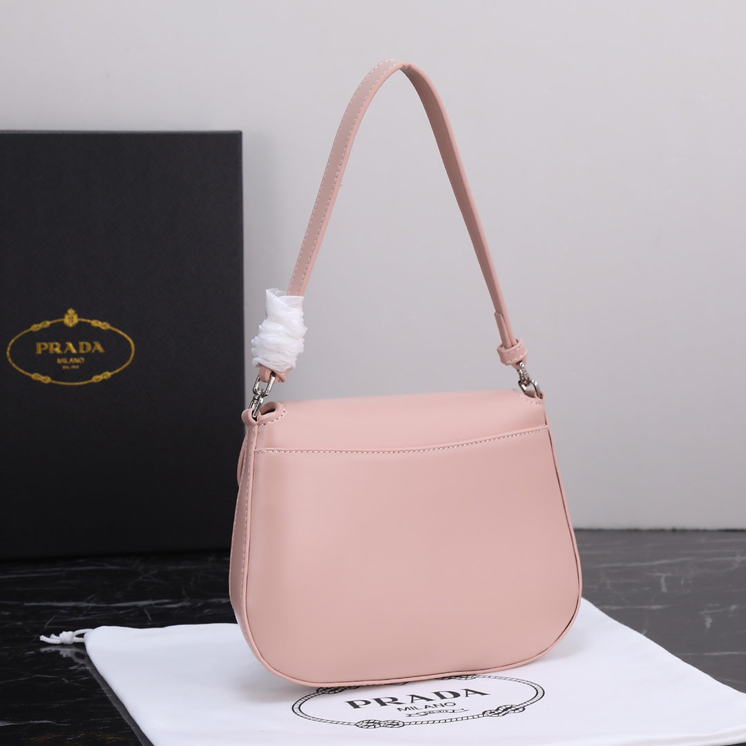 PRA 23 BAG IN LIGHT PINK CALFSKIN SILVER HARDWARE
