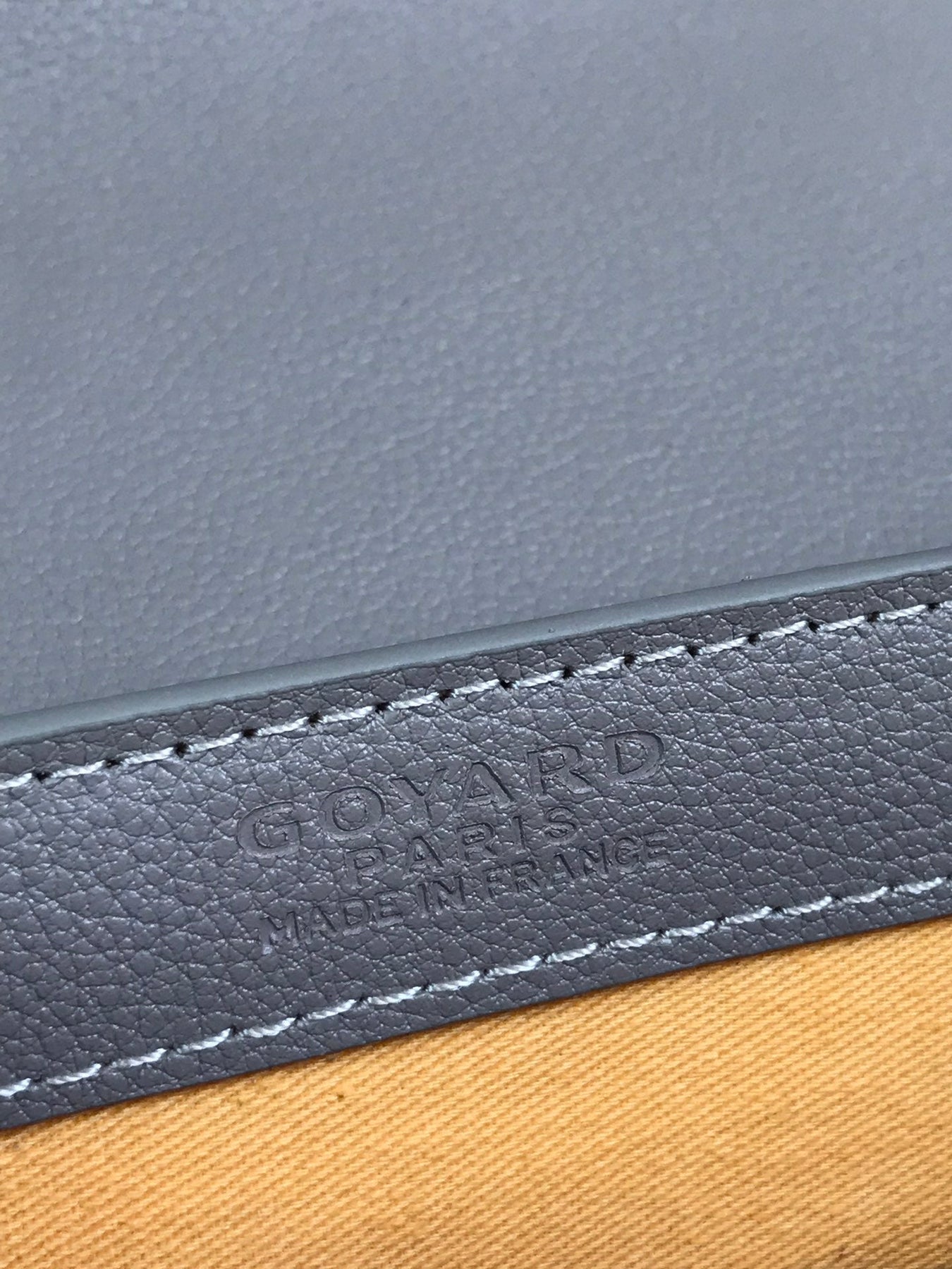 SAÏGON PM BAG 28 IN DESERT GOYARDINE CANVAS AND CALFSKIN