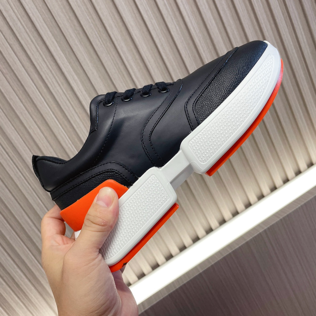 GIGA SNEAKER GLOSSY BLACK CALFSKIN