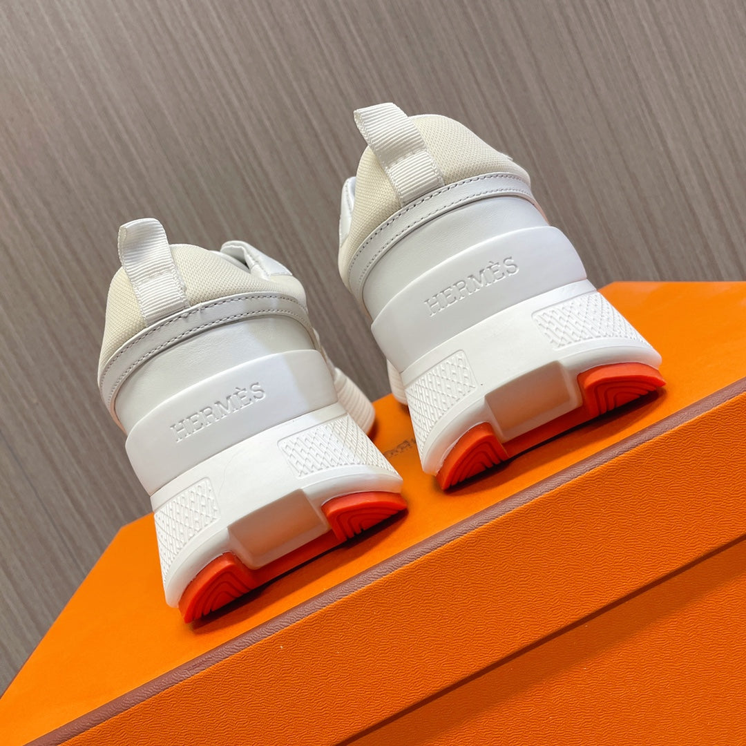 GIGA SNEAKER BLUE PASTEL PINK WHITE CALFSKIN