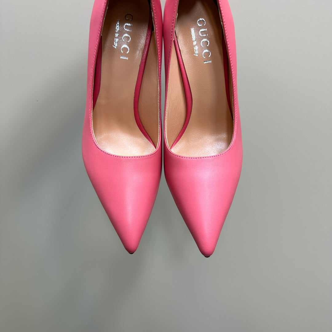 GG 105 BASIC HIGH HEEL HOT PINK LAMBSKIN