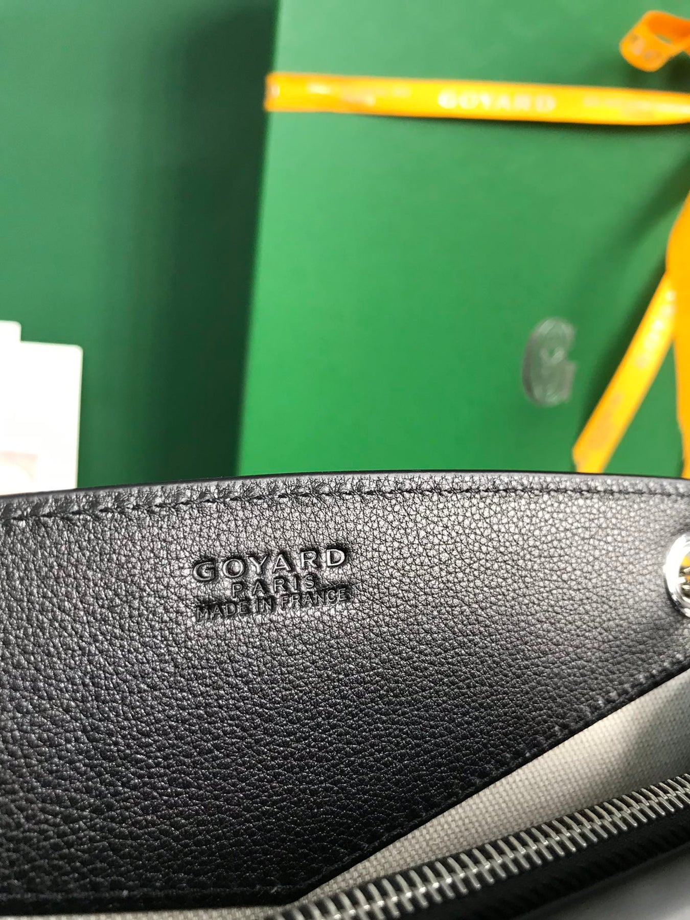 ROUETTE STRUCTURÉ MINI BAG 21 IN BLACK GOYARDINE CANVAS AND CALFSKIN