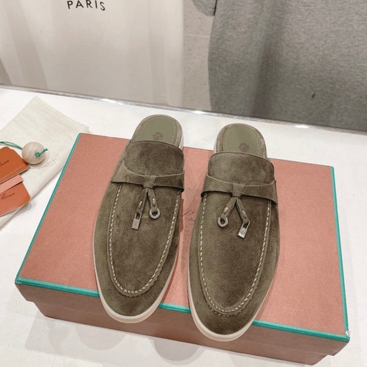 LP CHARMS WALK BABOUCHE LOAFERS CEDAR SUEDE