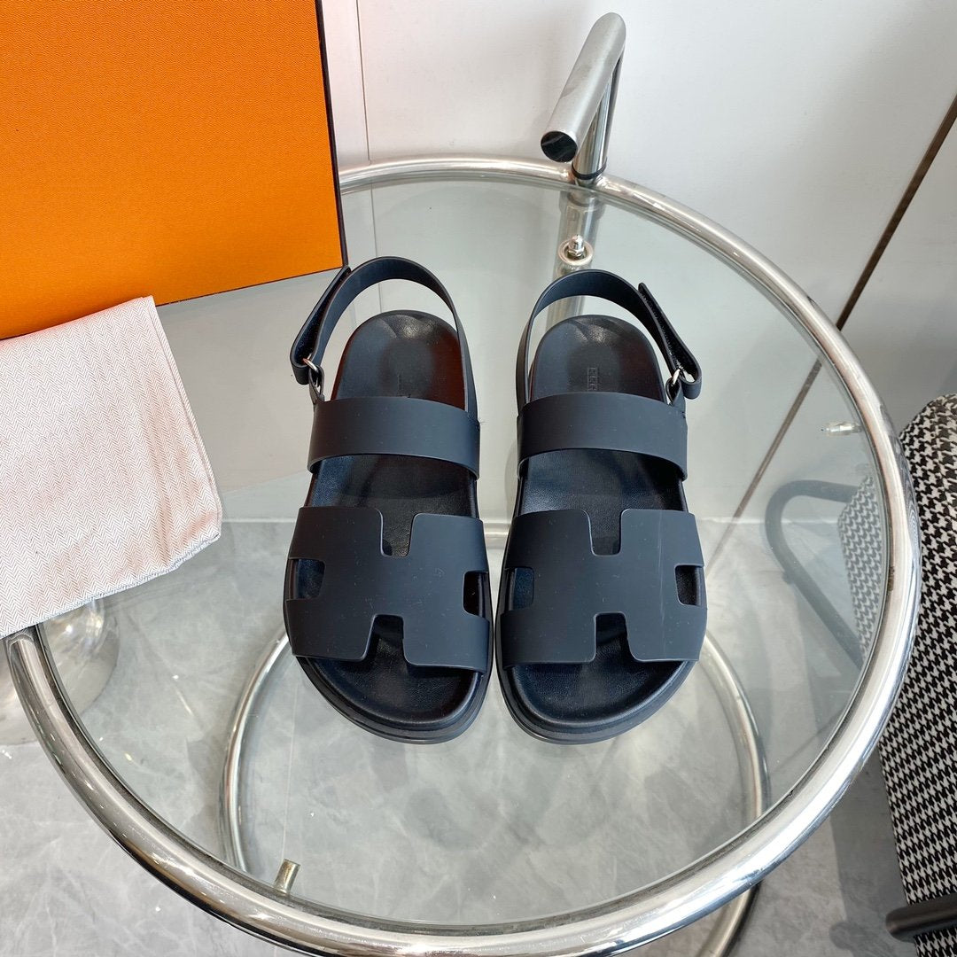 Genius Sandal Black Leather