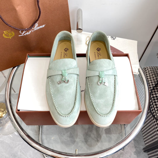 LP SUMMER CHARMS WALK LOAFERS LIGHT BLUE SUEDE