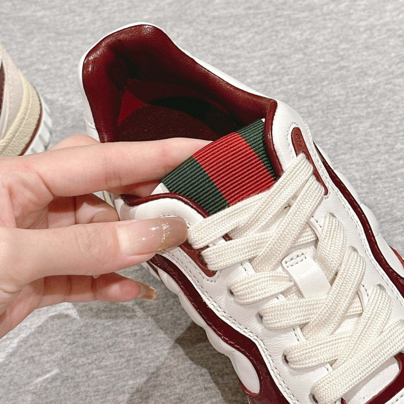 GG Retro sneakers WHite Red