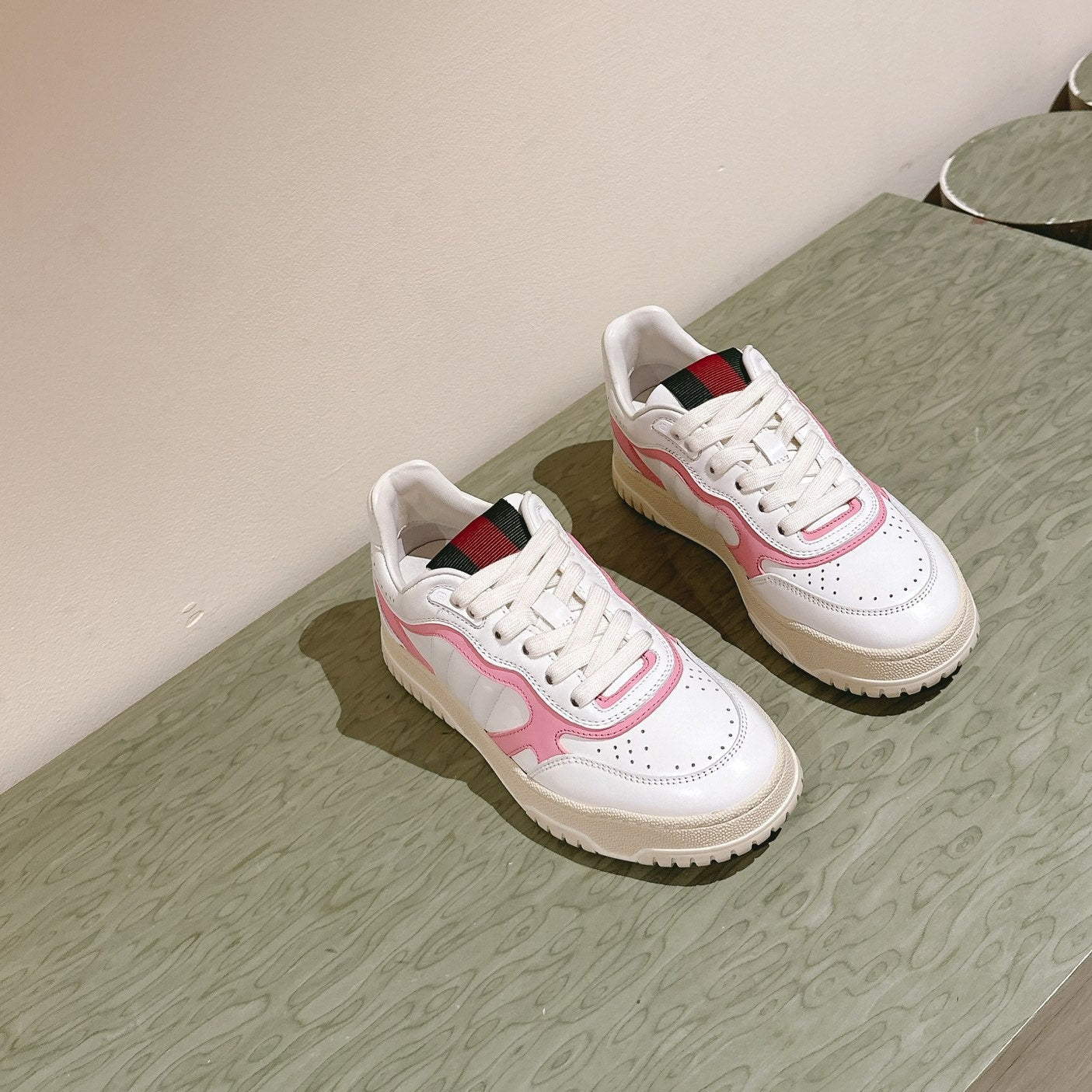 GG Retro sneakers WHite Pink