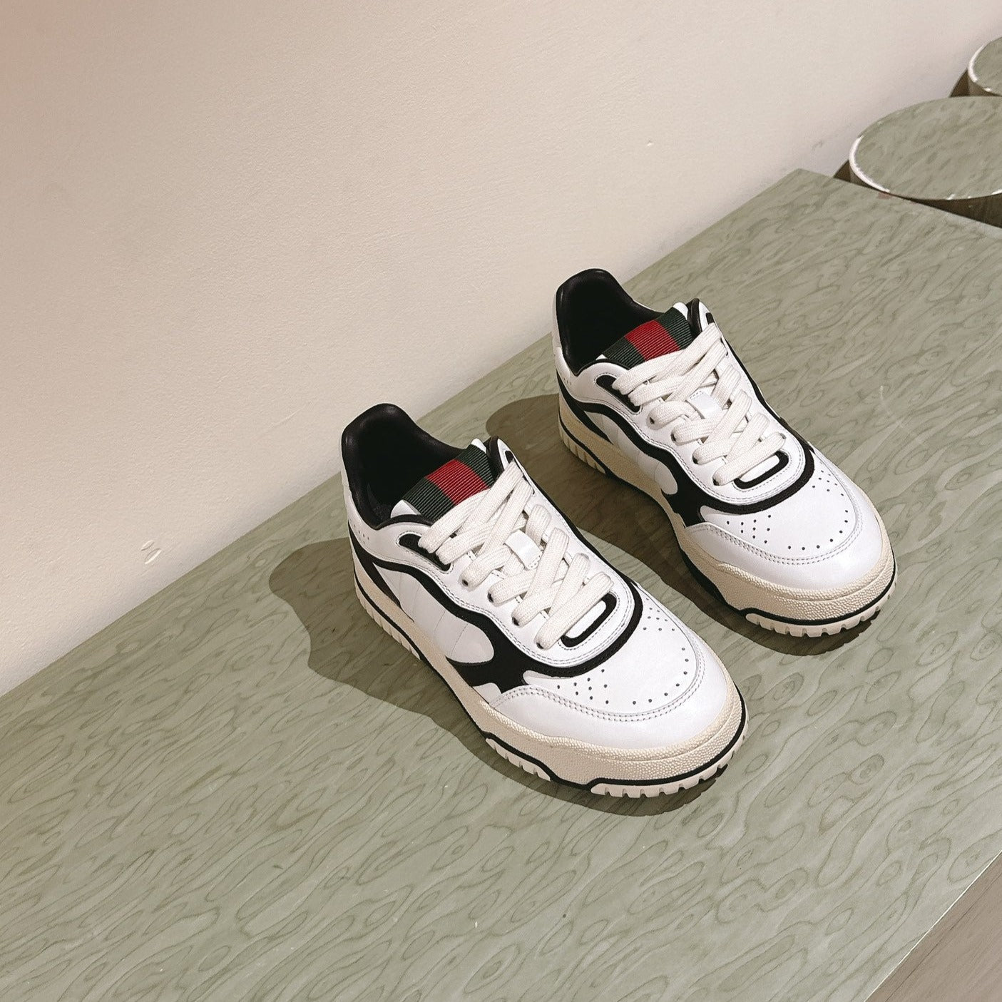 GG Retro sneakers WHite Black