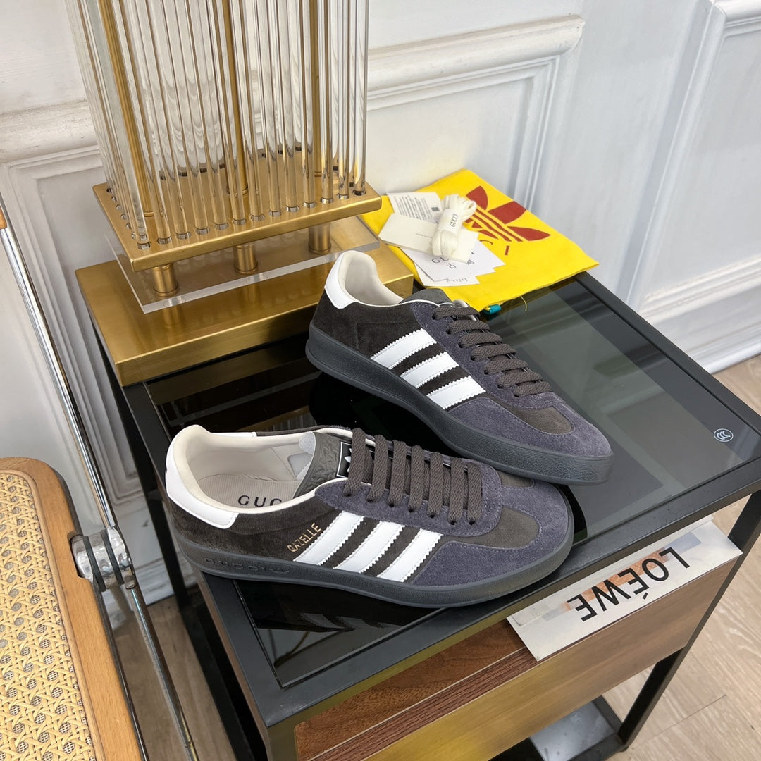 GG & ADIDAS GAZELLE SNEAKER BLACK VELVET