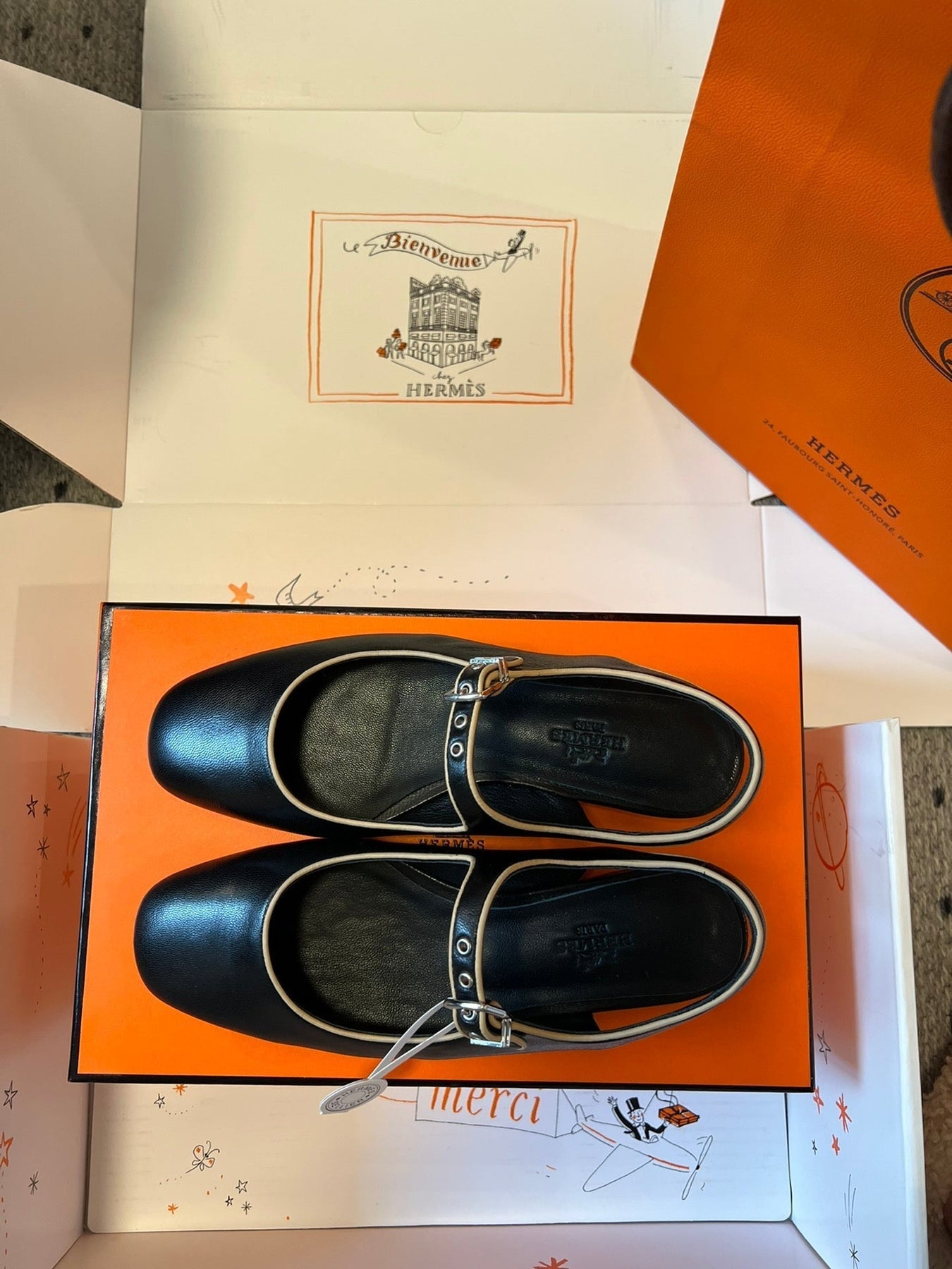 KLEO SLINGBACK IN BLACK CALFSKIN