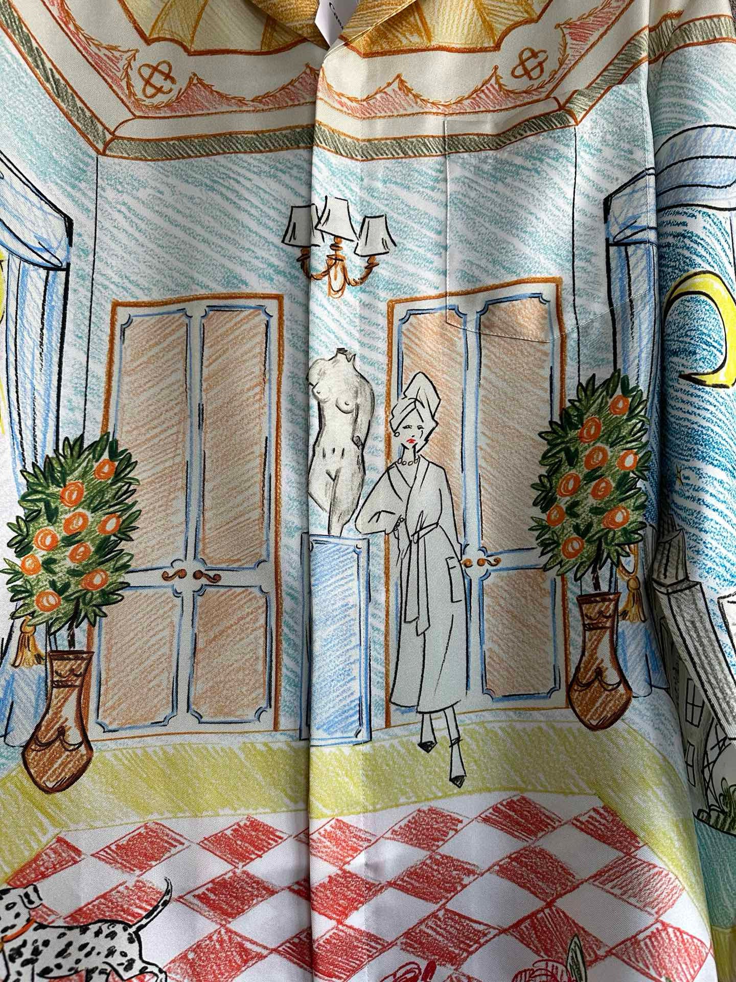 Casablance Long Sleeve Polo