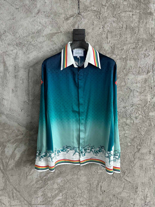 Casablance Long Sleeve Polo