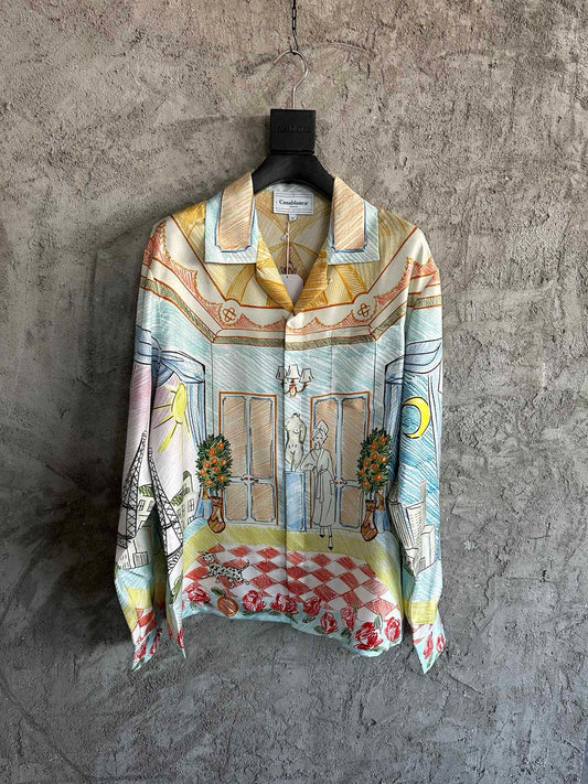 Casablance Long Sleeve Polo