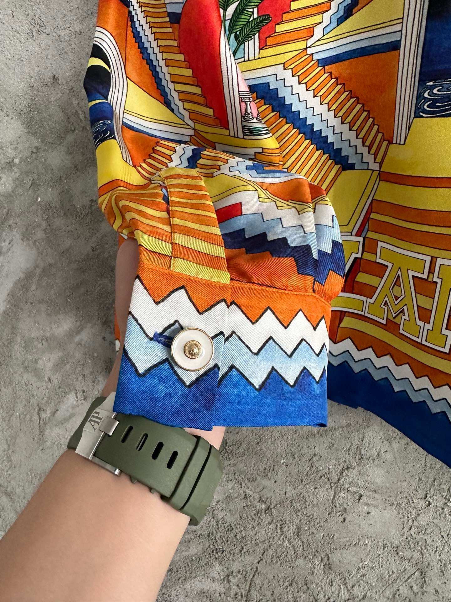 Casablance Long Sleeve Polo