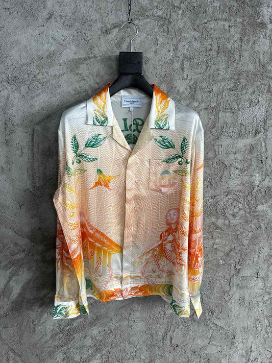 Casablance Long Sleeve Polo