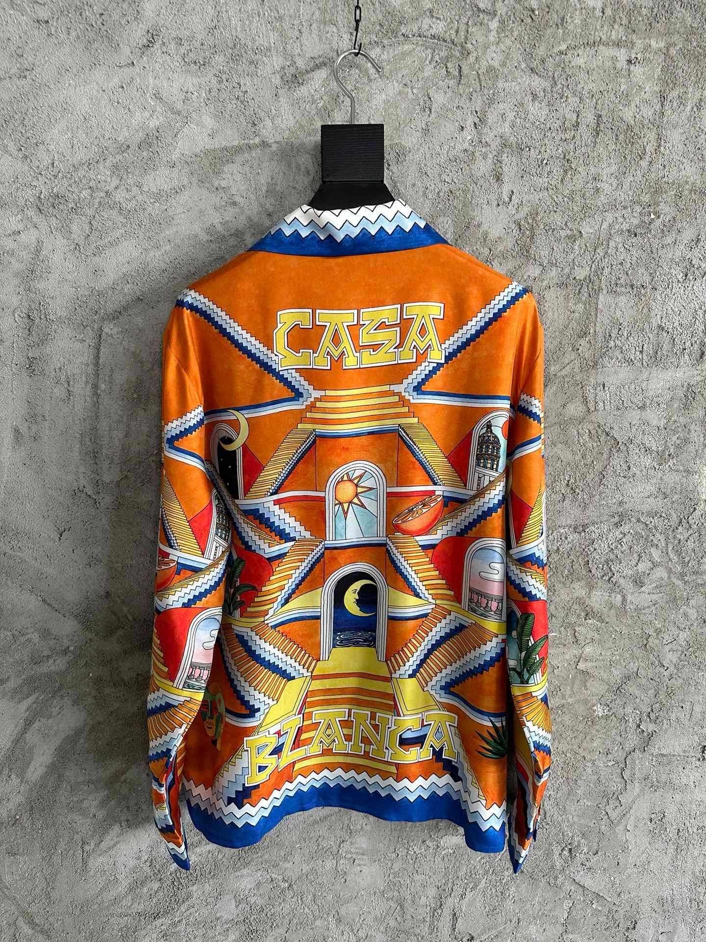 Casablance Long Sleeve Polo