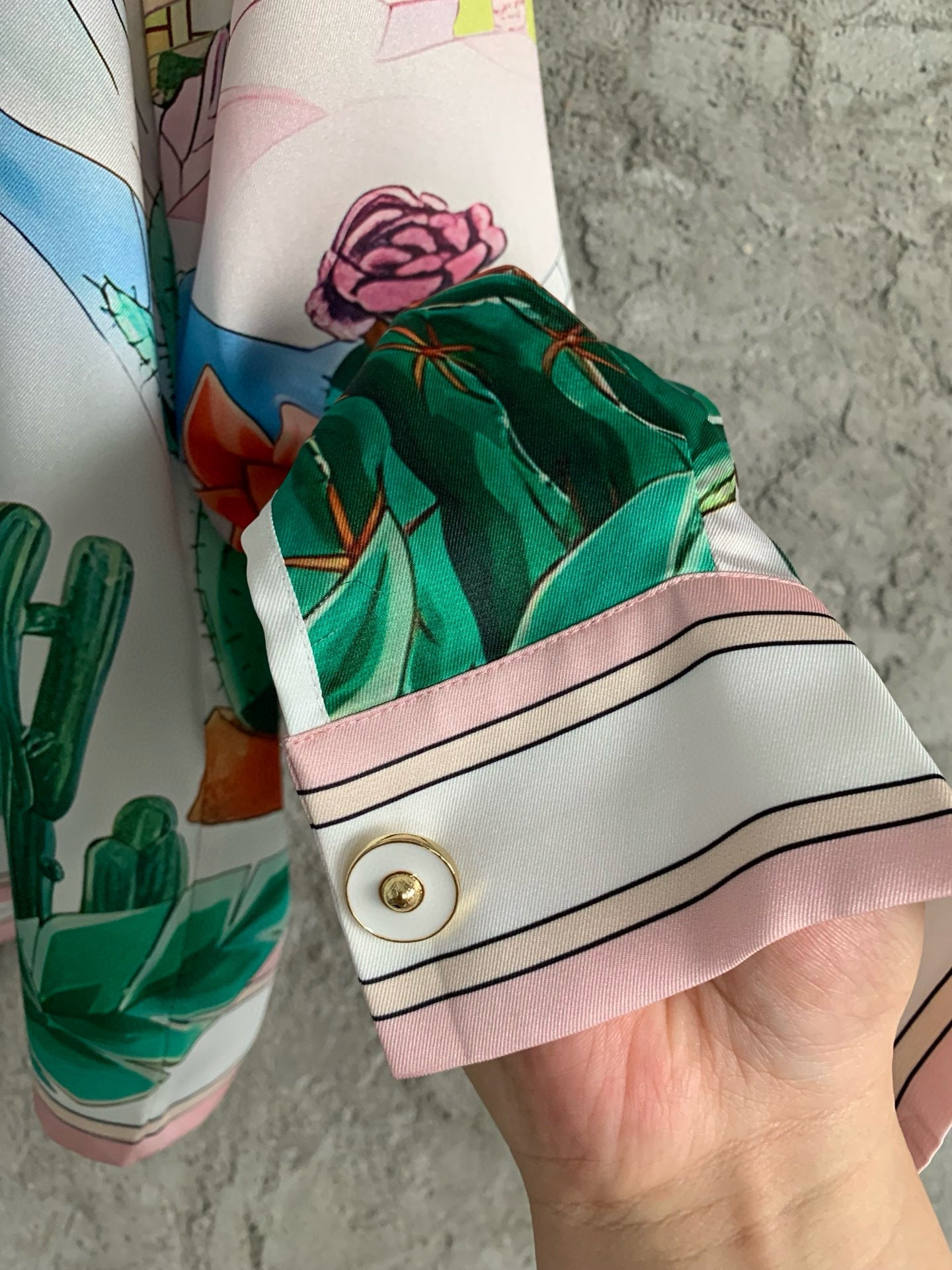 Casablance Long Sleeve Polo