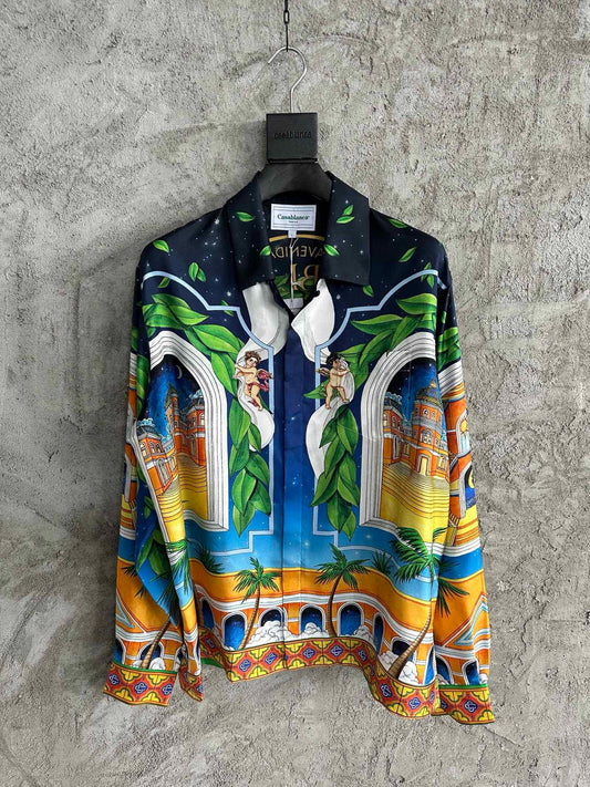 Casablance Long sleeve Polo