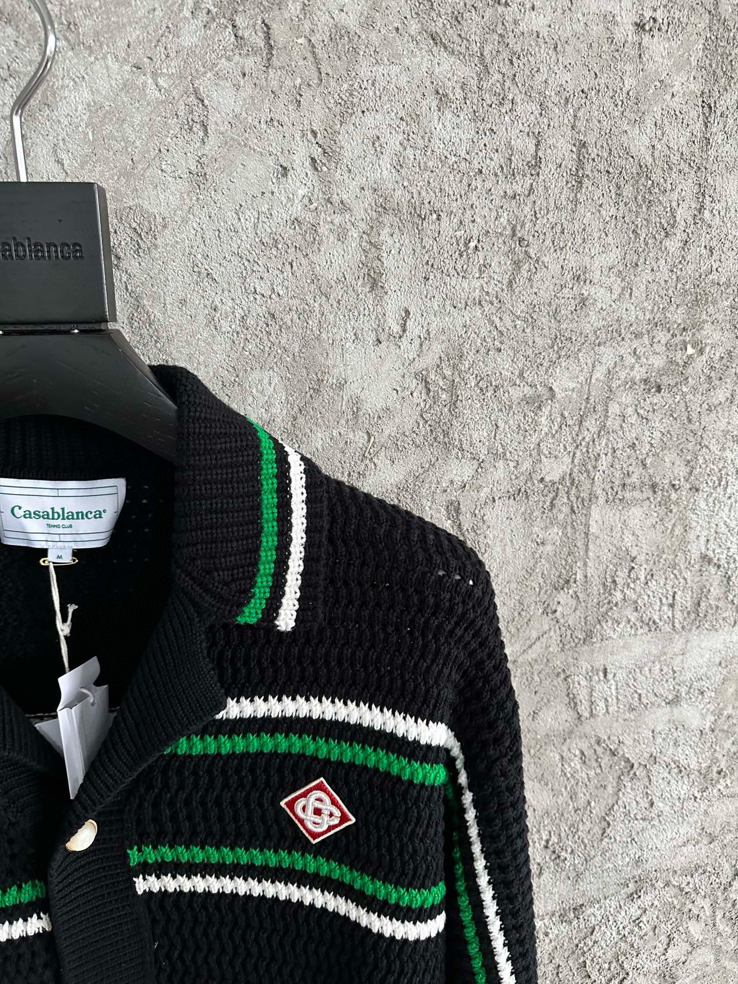 Casablance Long Sleeve Polo