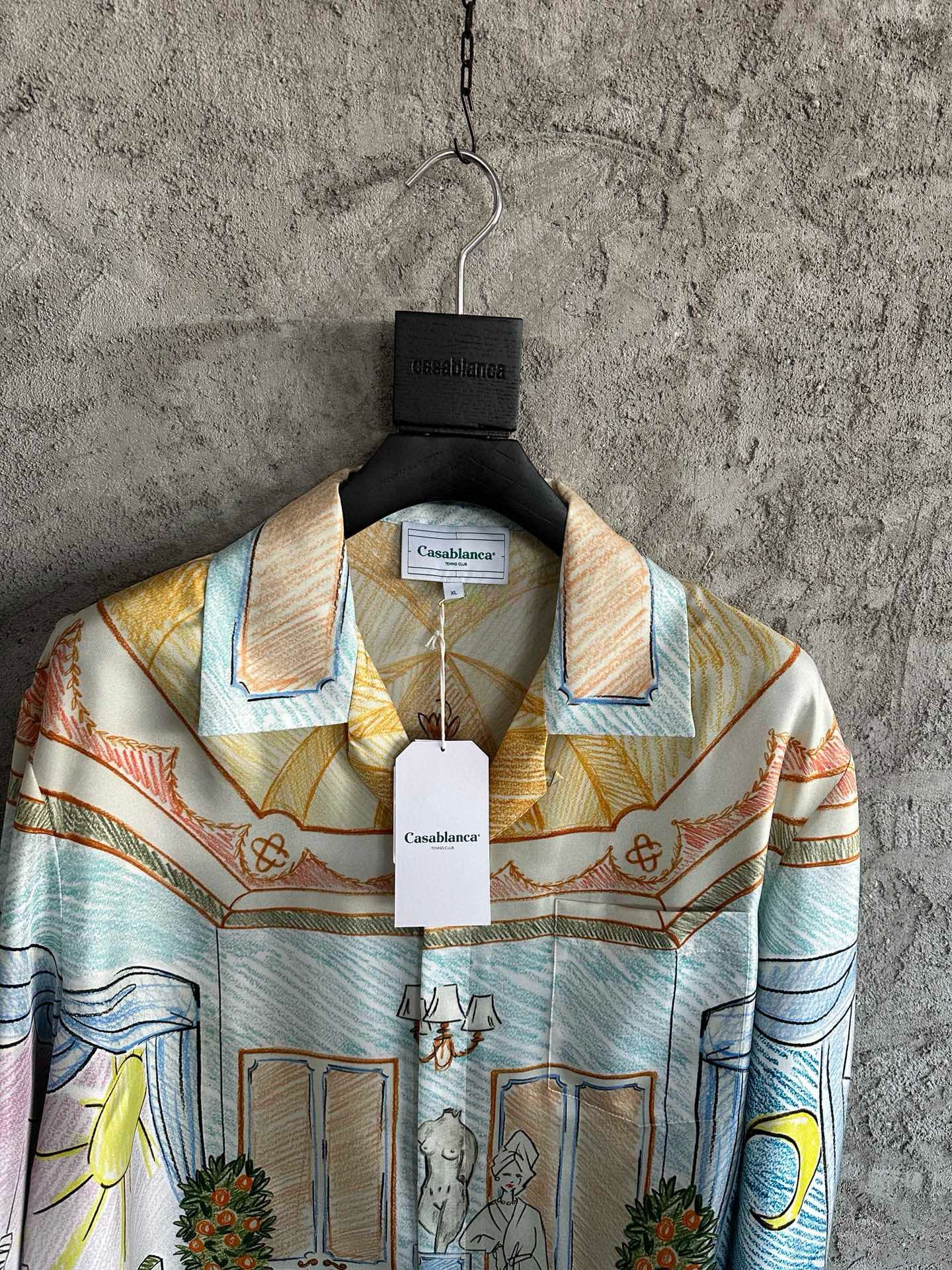 Casablance Long Sleeve Polo