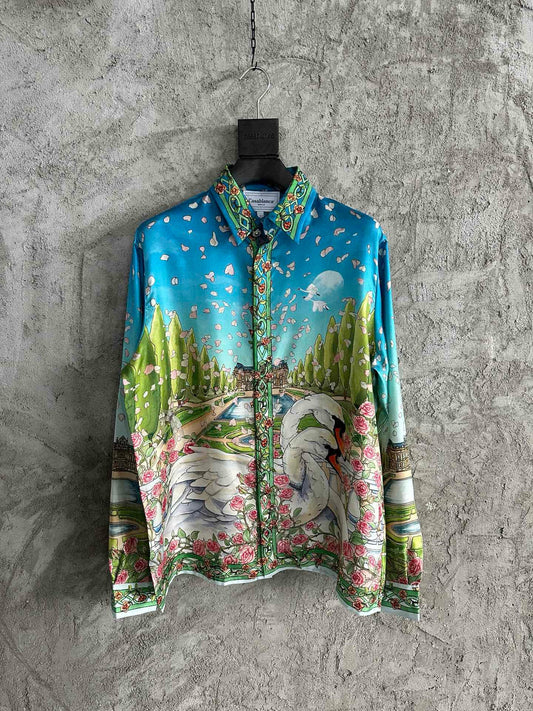 Casablance Long Sleeve Polo